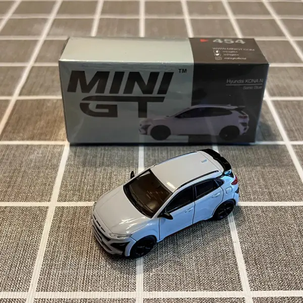 1:64 Diecast Alloy Hyundai KONA N Model Car - Image 7