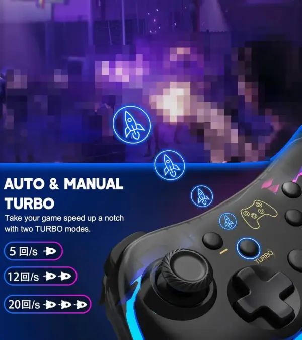 RGB Switch Pro Controller with Adjustable Features - Image 6