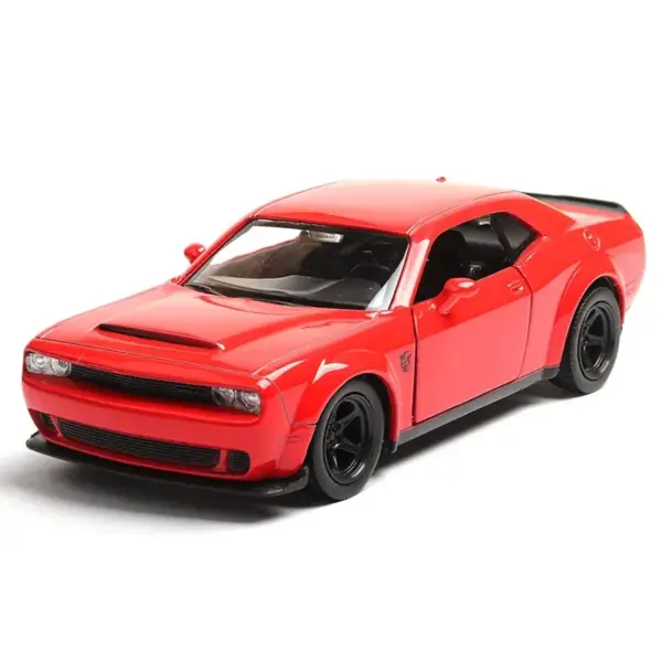 1:36 Dodge Challenger SRT Demon Alloy Car Model - Image 2