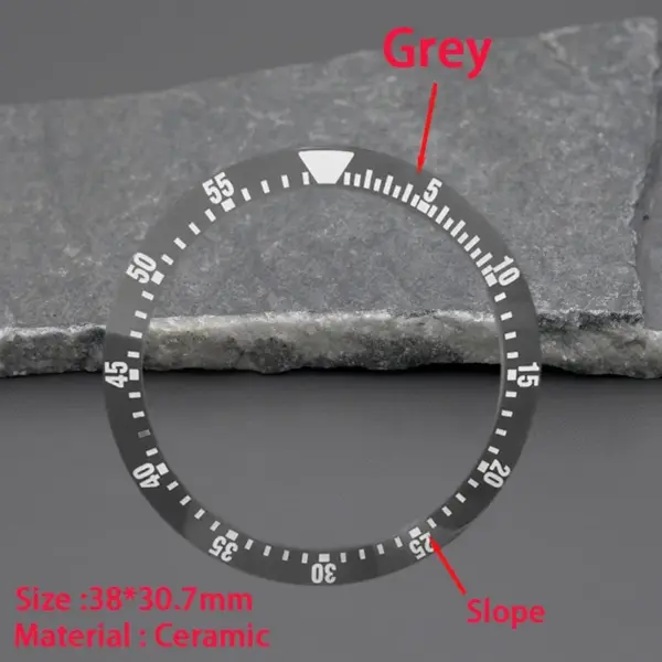 Gray Ceramic Bezel Insert for Omega Watches - Image 19