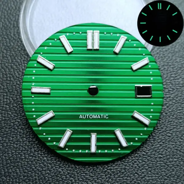 29.8MM Green Luminous Watch Dial for NH35 - Image 8