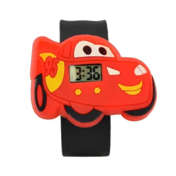 Disney Cartoon Car Digital Watch for Kids - Image 17
