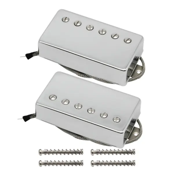 Alnico 5 Chrome Humbucker Pickups Set 2PCS