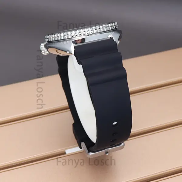 45mm Silver SKX Watch Case for Seiko NH35/NH36 - Image 4