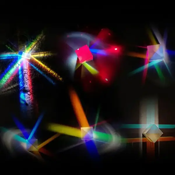 Colorful Optical Glass Cube Prism for Gifts - Image 6