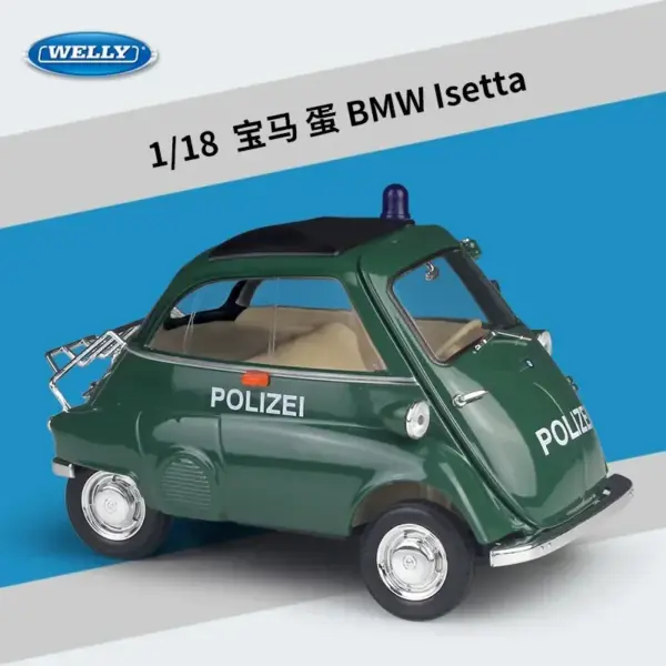 WELLY 1:18 BMW Isetta Diecast Model Car - Image 11