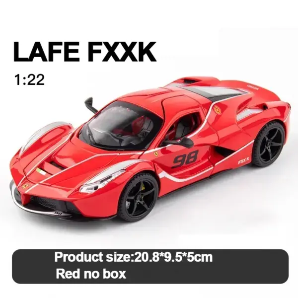 1/22 Scale Ferrari FXX K Diecast Model Car - Image 8