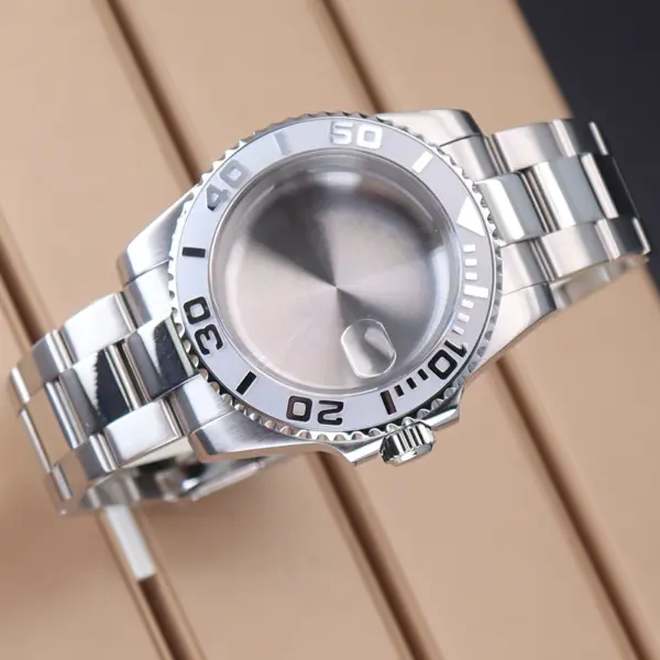 40mm Stainless Steel Watch Case for Seiko Movements - Image 2