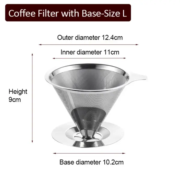 Double Layer Stainless Steel Coffee Filter - Image 7