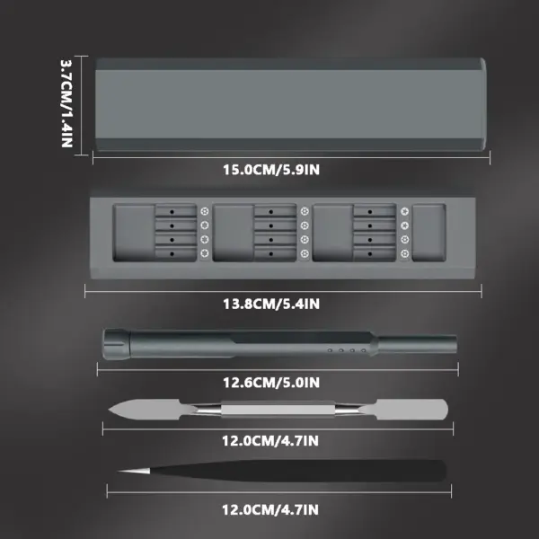 44 in 1 Precision Screwdriver Set with Case - Image 2