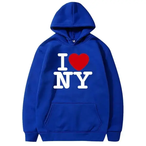 I Love NY Printed Hoodies for Men and Women - Image 6