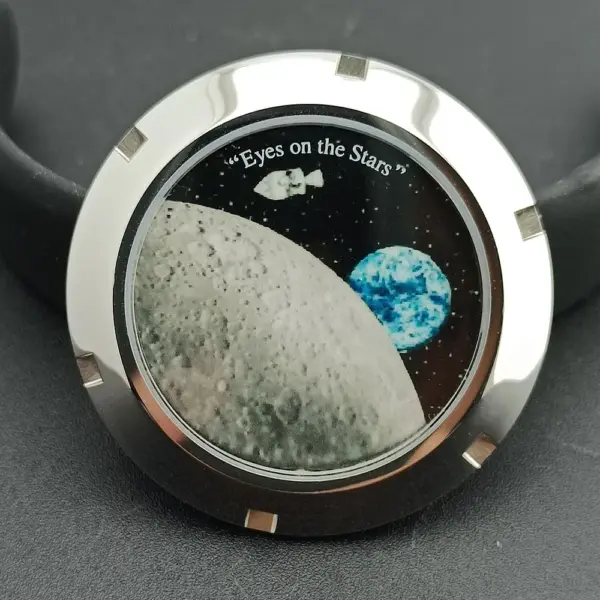 Moon Pattern Stainless Steel Case 37mm for VK63 - Image 3