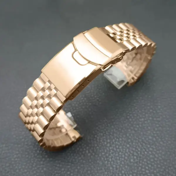 42mm Gold Rose Gold Stainless Steel Watch Case - Image 49
