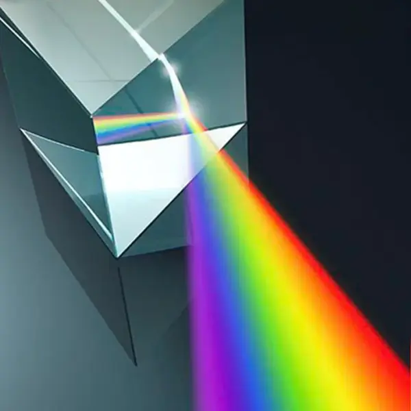 Triangular Glass Prism for Kids Physics Experiments - Image 2