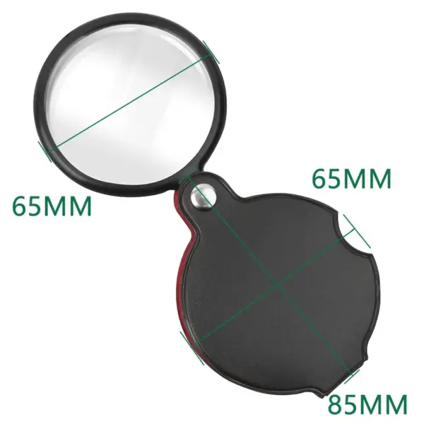 10X Handheld Folding Magnifier 50/60/70mm - Image 2