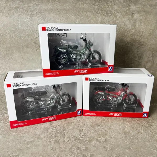 AOSHIMA 1:12 Honda CT125 Motorcycle Model - Image 6