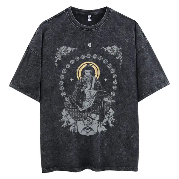 Anime Jujutsu Geto Suguru Vintage T-Shirt - Image 4