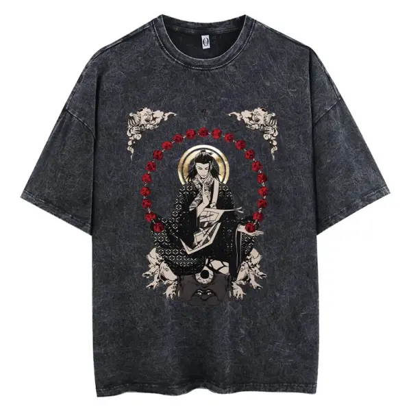 Anime Jujutsu Geto Suguru Vintage T-Shirt - Image 3