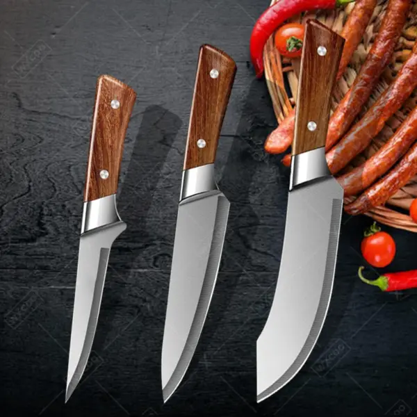 Japanese Stainless Steel Meat Cutting Knife Set