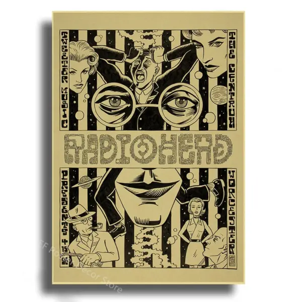 Radiohead Retro Album Art Poster Print - Image 23