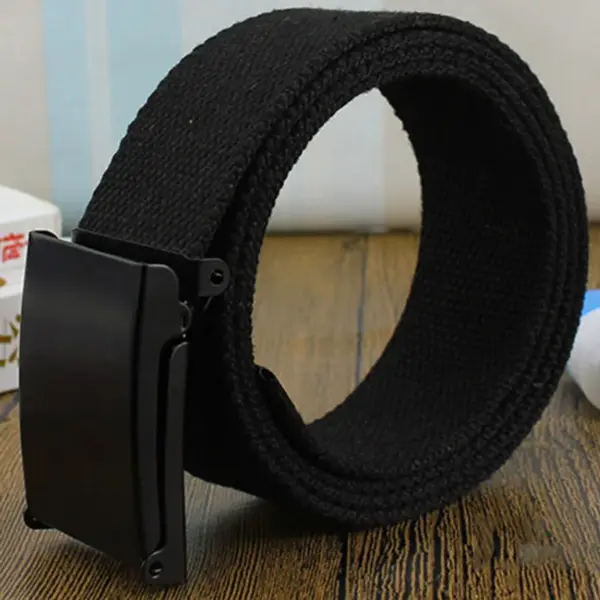 Unisex Nylon Canvas Casual Belt 120cm - Image 14