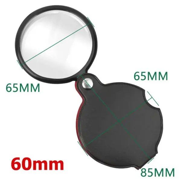 10X Handheld Folding Magnifier 50/60/70mm - Image 8