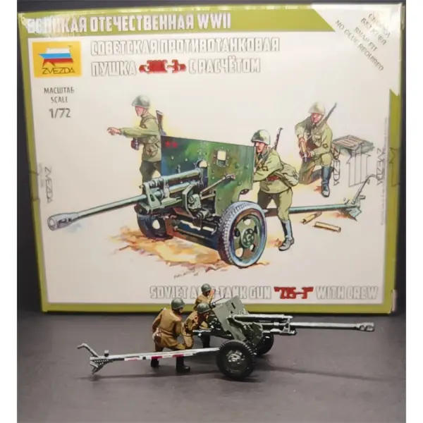 1:72 Scale 3 Pcs Soviet ZIS-3 Artillery Set - Image 4