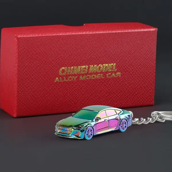 1:64 GTR-R34 RS7 Metal Keychain Model Car - Image 11