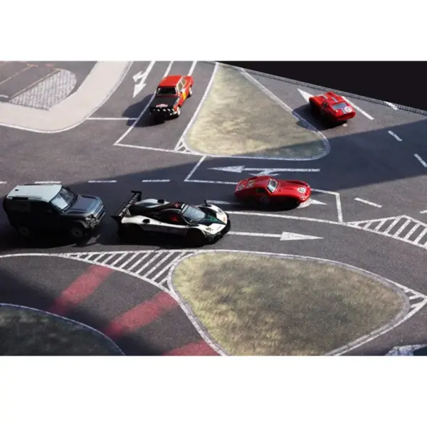 1:64 Scale Car Play Mat Crossroads 90x50cm - Image 3