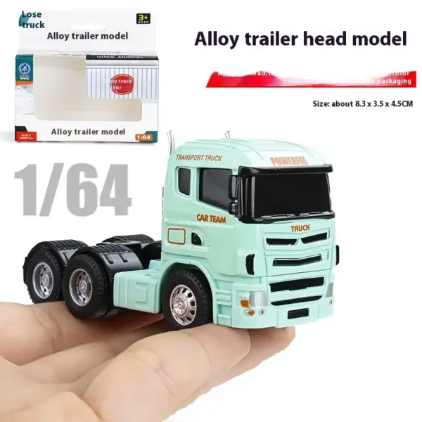 1:64 Diecast Retro Truck Cab Model - Image 8