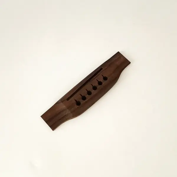 Guitar Bridge with Bone Saddle and Pins Set - Image 5