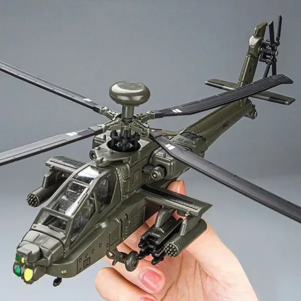 1/32 AH-64 Apache Helicopter Diecast Model