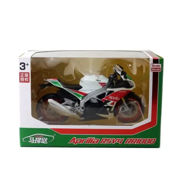 1:12 Diecast Aprilia RSV4 RR1000 Motorcycle Model - Image 6