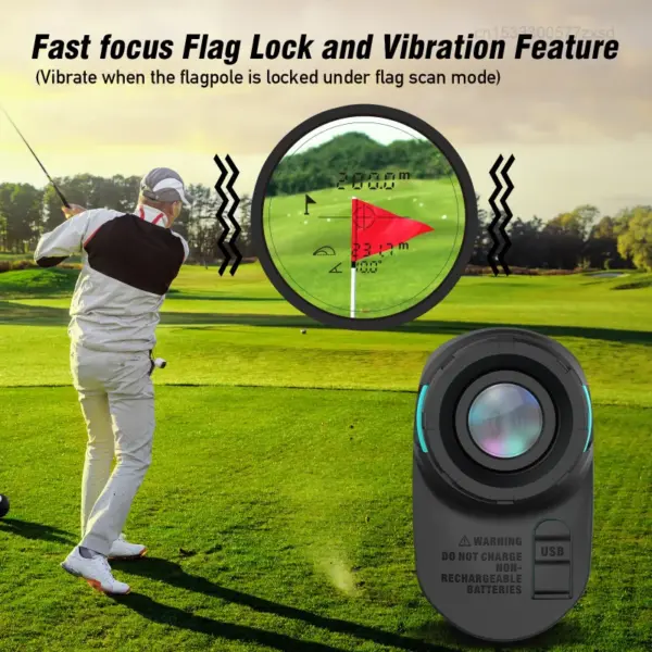 Mileseey PF260 Golf Laser Rangefinder with Slope - Image 2