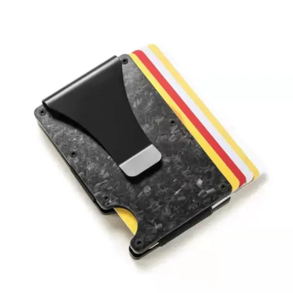 Forged Carbon Fiber RFID Card Holder Wallet - Image 3