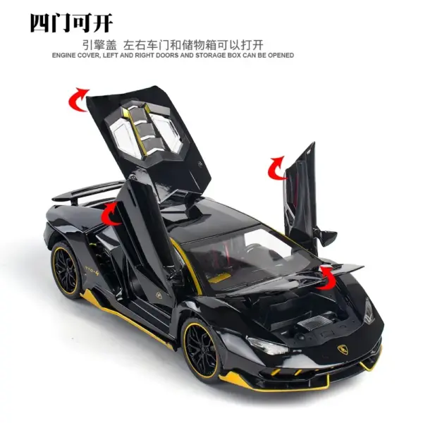 1:24 Scale Lamborghini LP770 Diecast Model Car - Image 3