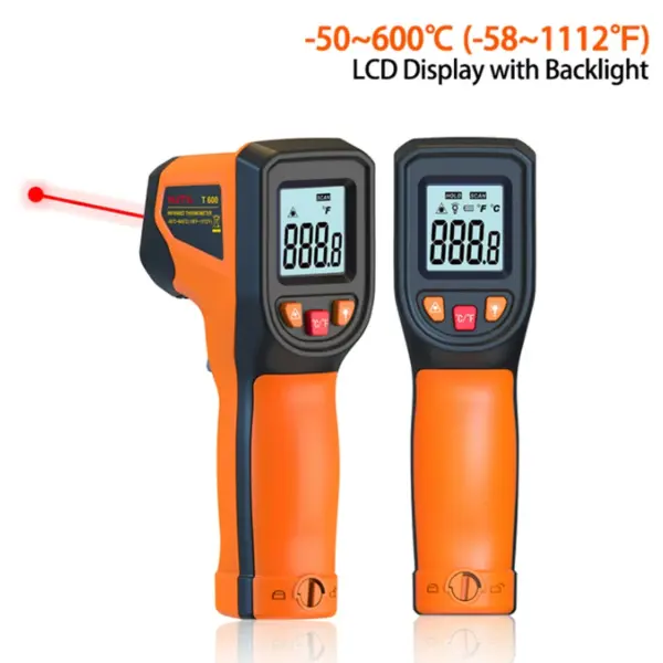 Infrared Thermometer -50 to 600°C Handheld Pyrometer - Image 3