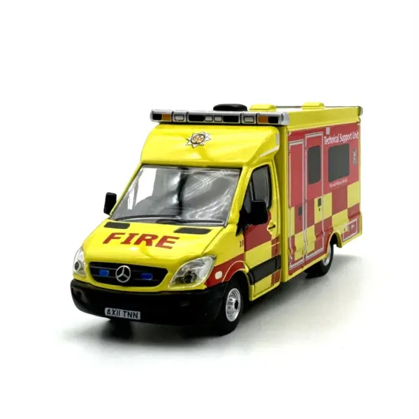 1:76 Scale Diecast Alloy Fire Rescue Vehicle - Image 4