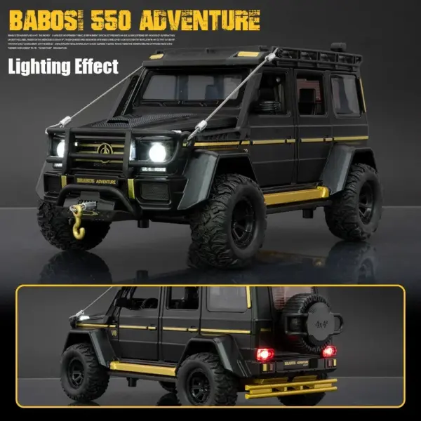 1:24 Mercedes Benz G550 4X4 Diecast Model Car - Image 3