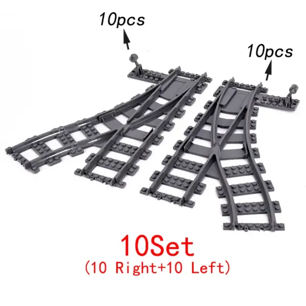 Flexible Building Block Train Tracks Set - Image 41