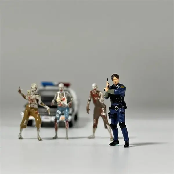 1/64 Scale Resin Zombie Action Figures Set - Image 3