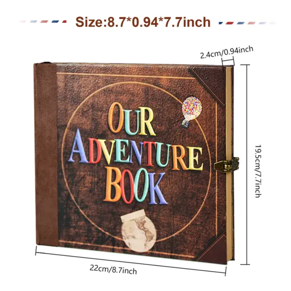DIY Adventure Travel Photo Album with 146 Pages - Image 8