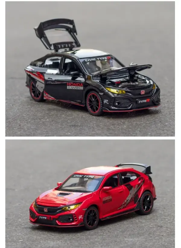 1:32 Honda Civic Type-R Diecast Toy Car - Image 6