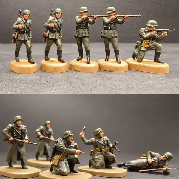 1/72 Scale Set of 5 German Soldier Figures