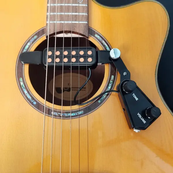 12-Hole Acoustic Guitar Pickup with Volume Control - Image 6