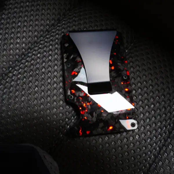 Forged Carbon Fiber RFID Card Holder Wallet - Image 6