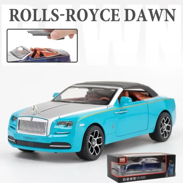 1:24 Alloy Rolls-Royce Dawn Diecast Model Car - Image 13