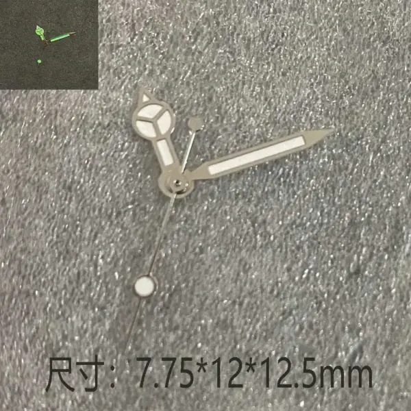 Green Luminous Watch Hands for Miyota 2115 - Image 6