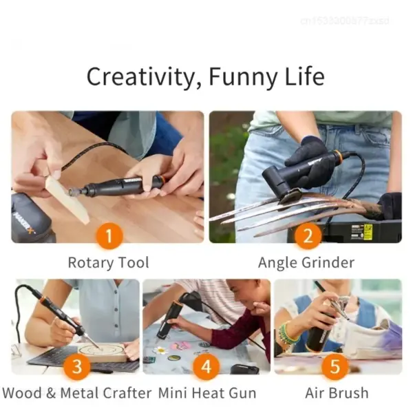Worx 20V MakerX Tool Set with Mini Blower - Image 5