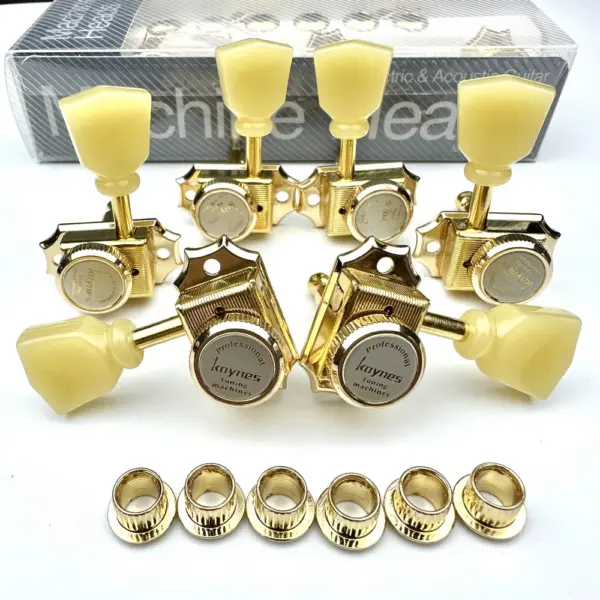 Gold Tuning Pegs Set for Electric Guitars - Image 3